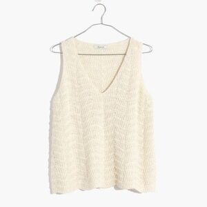 Madewell knitted tank.